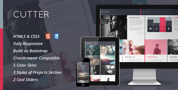 CUTTER - Responsive HTML Template