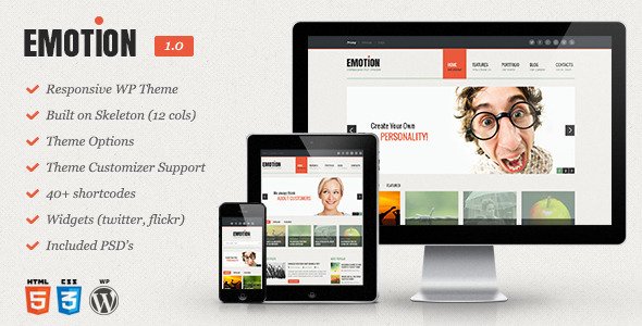 Emotion - Responsive WordPress Theme