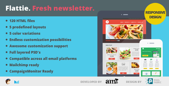Flattie - Flat Responsive Email Template
