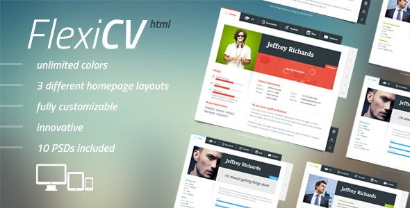 FlexiCV - Responsive vCard Template (Multipurpose)