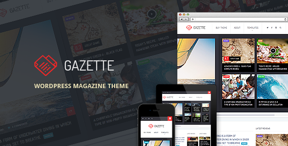 Gazette - WordPress Magazine Theme