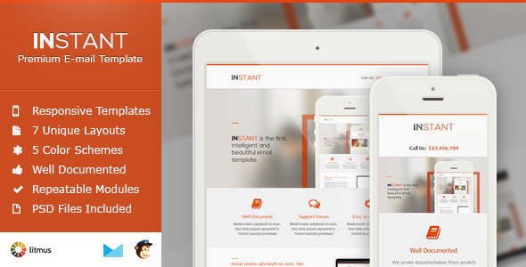 Instant - Business Responsive Email Template