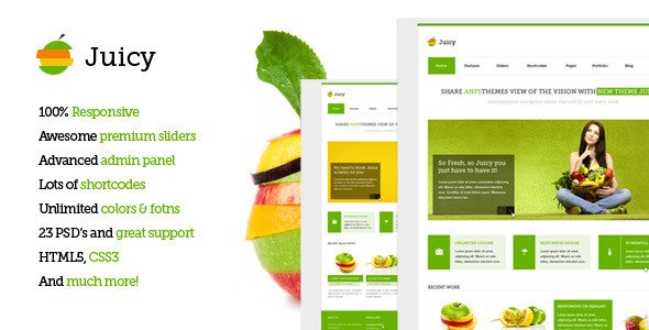Juicy - Responsive Multi-Purpose Wordpress Theme