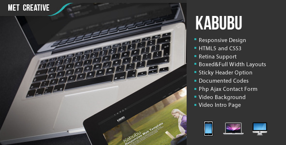 Kabubu Responsive Creative Business/Personal Theme