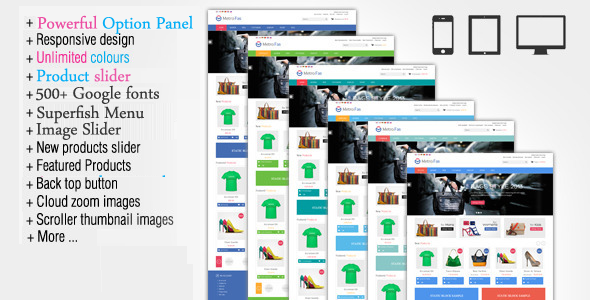 MetroFas Responsive OpenCart Theme
