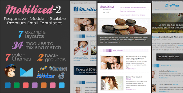 Mobilized-2 - Responsive & Modular Email Templates
