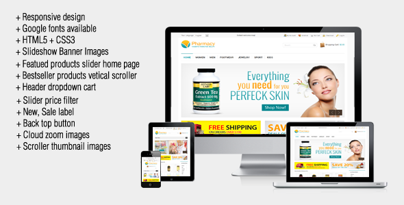 Pharmacy - Responsive PrestaShop Theme