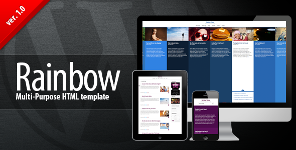 Rainbow HTML - Multi-purpose Premium Template
