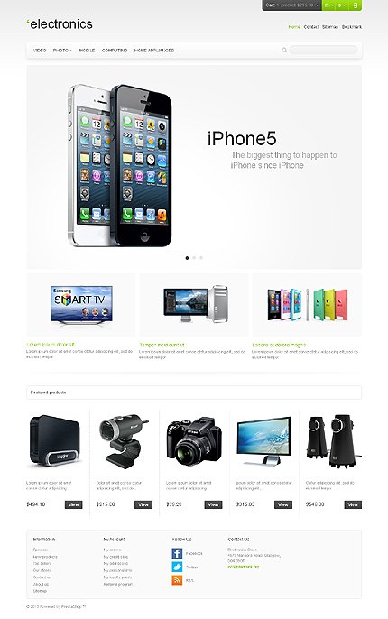 Responsive Electronics Store TMT
