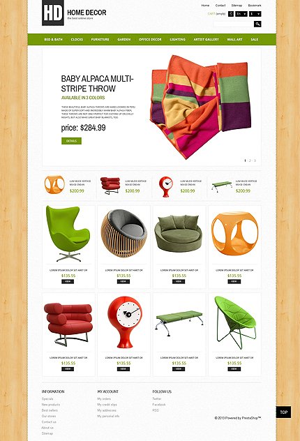 Responsive Home Decor Store TMT