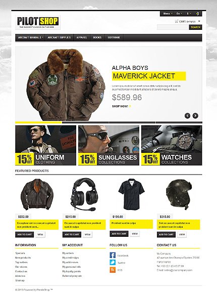 Responsive Pilot Shop TMT