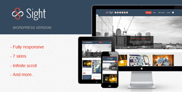 Sight - Infinite Blogging WordPress Theme