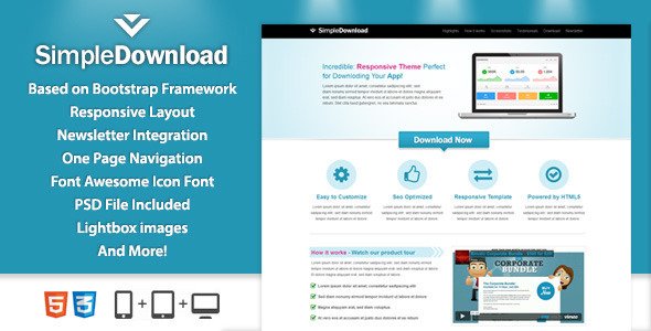 SimpleDownload Landingpage
LandingPages