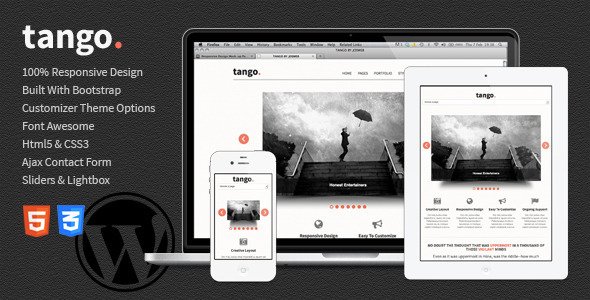 Tango - Bootstrap Responsive Html5 Wordpress Theme