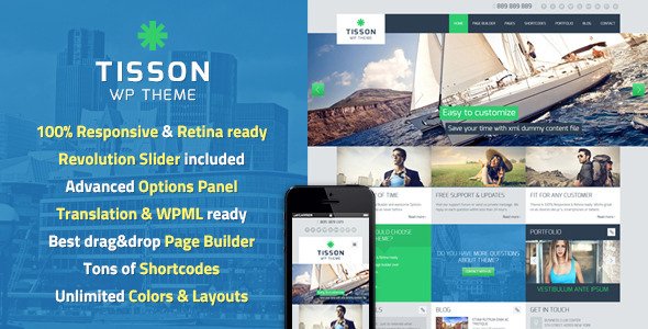 Tisson Premium WordPress Theme
WordPress