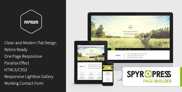 Vernum-Responsive OnePage Parallax WordPress Theme