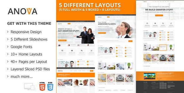 ANOVA - Responsive Multipurpose Template