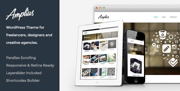 Amplius - Responsive, Retina Ready & Parallax