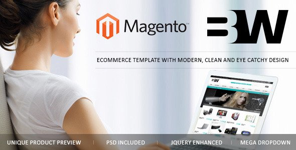 B&W Magento eCommerce theme