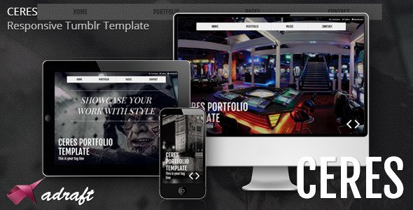 Ceres - Responsive Tumblr Portfolio Template