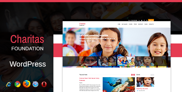 Charitas / Foundation WordPress Theme