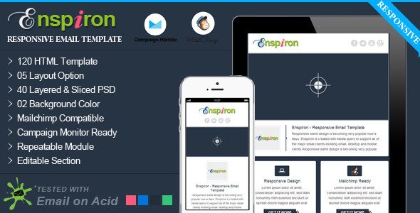 Enspiron - Professional Responsive Email Template