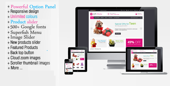 Gift Store Responsive PrestaShop Theme