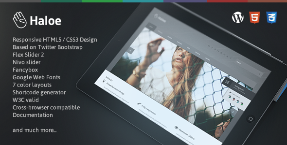 Haloe - Responsive WordPress Theme