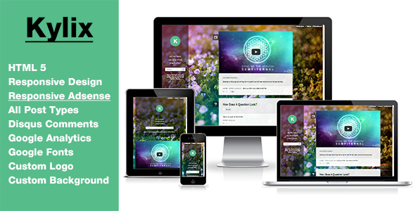 Kylix - Responsive Adsense Ready Tumblr Theme