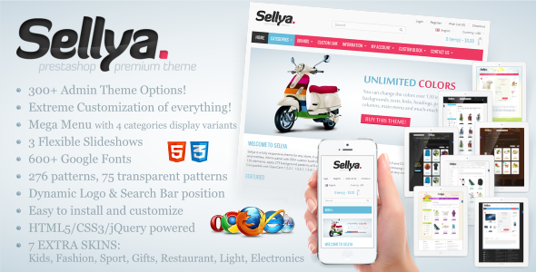 Sellya - Responsive Prestashop Theme