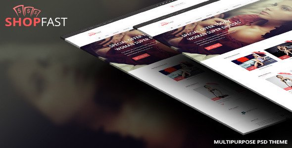 ShopFast - Modern Ecommerce PSD Template