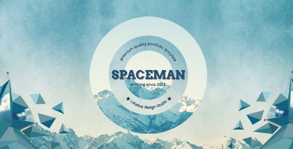 Spaceman - Origami PSD Template
