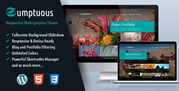 Sumptuous Responsive Multi-purpose Theme