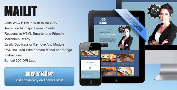 'MailIt' - Professional Responsive Email Template