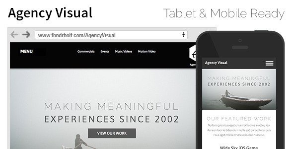 Agency Visual : Portfolio Agency Video Muse Theme