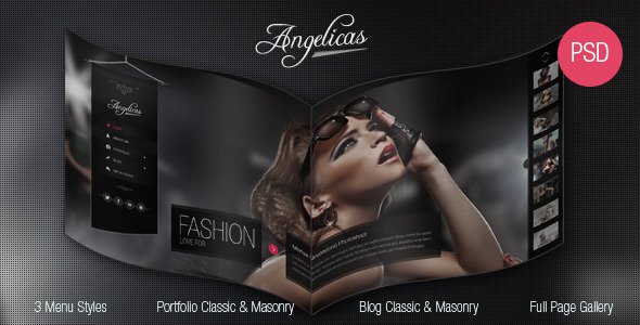 Angelicas Photography PSD Template