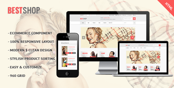 Bestshop E-commerce HTML Template