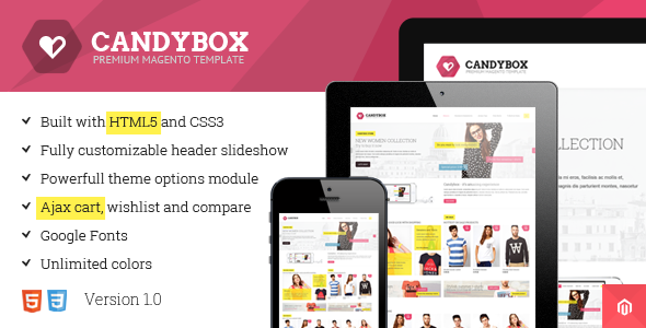 Candybox - Responsive & Retina Ready Magento Theme