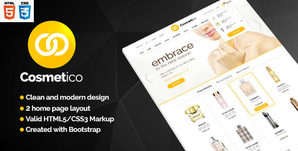 Cosmetic - Modern Beauty Shop Template