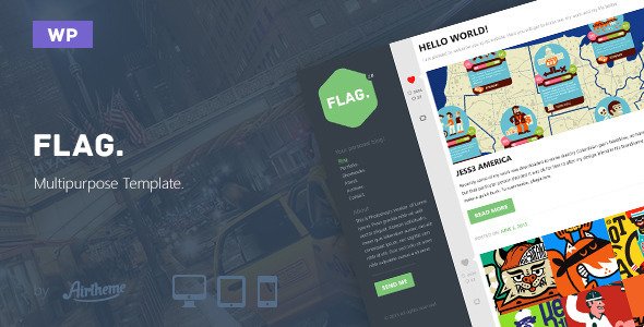 Flag: Professional WordPress Blog Theme