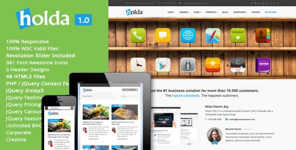 Holda - HTML5 Template
SiteTemplates