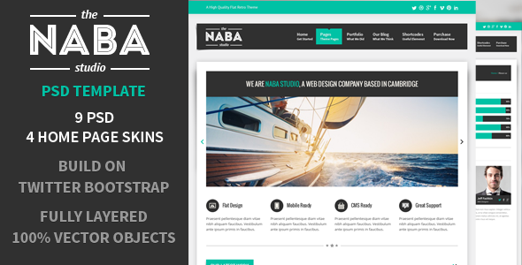 Naba:Multipurpose PSD Business Theme