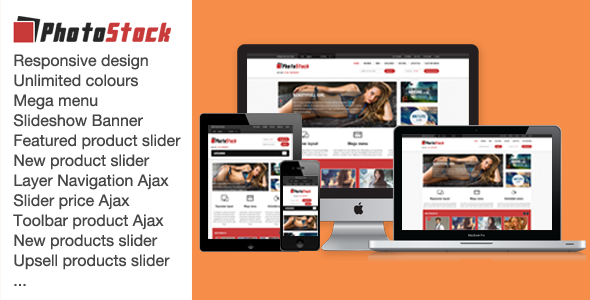 Photo Stock Responsive Magento Theme