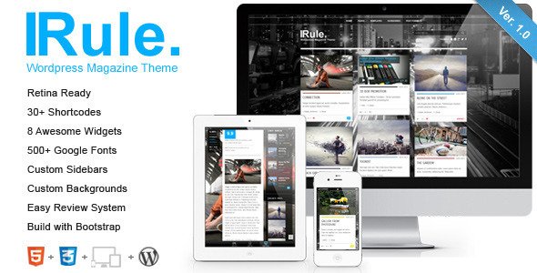 Rule - Retina Responsive WordPress Theme