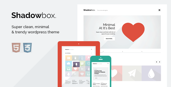ShadowBox WP - Super Minimal WordPress Theme