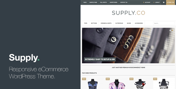 Supply - Responsive eCommerce WordPress Theme