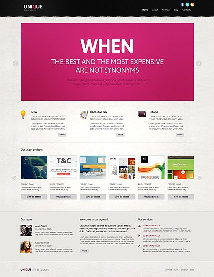 White Design Studio Joomla Template by Di Joomla  TMT