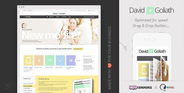 David & Goliath - Business and Portfolio Theme