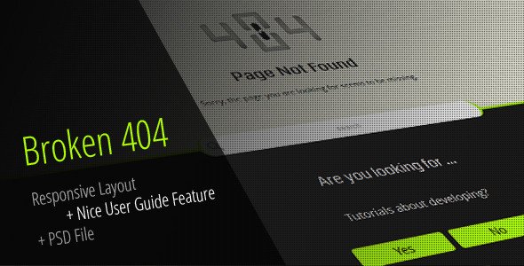 Broken 404 - Custom Error Page
SiteTemplates