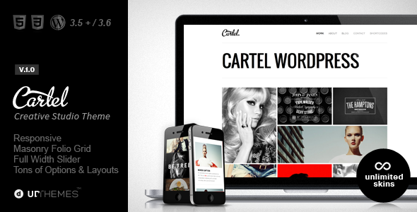 Cartel | Responsive Portfolio WordPress Theme
